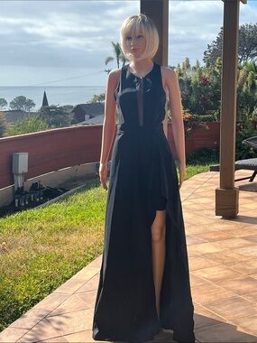 meryl formal glitter long dress Meryl Formal Glitter Column Dress